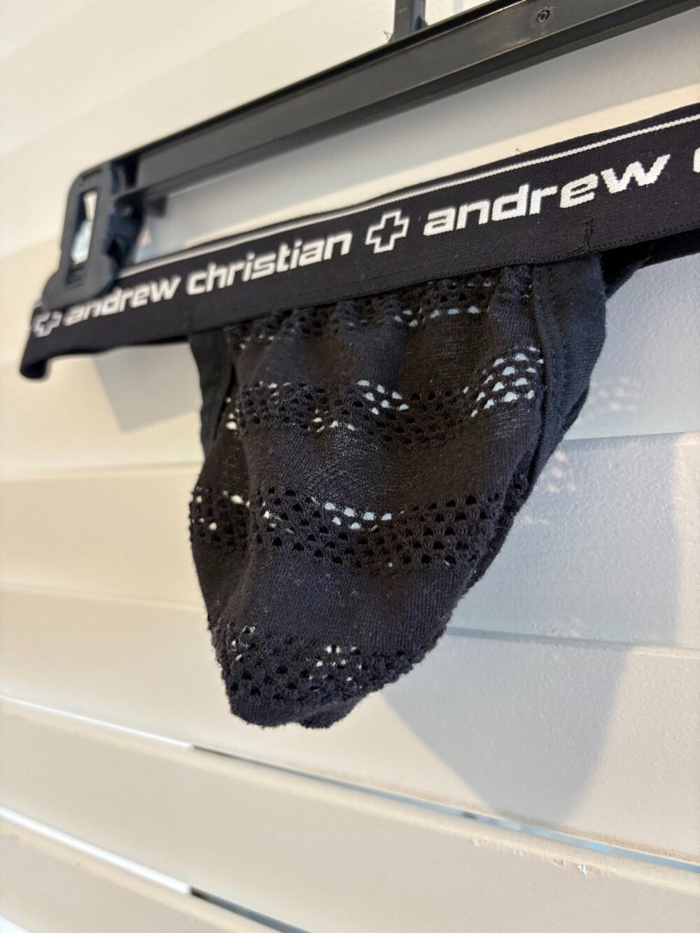 Andrew Christian Thong - Mesh Stripes